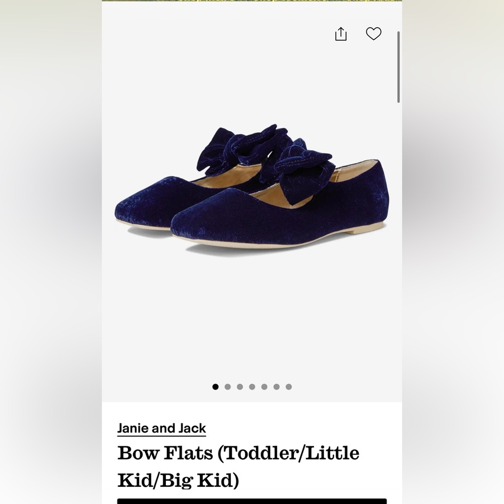 Janie and Jack Bow Flats
